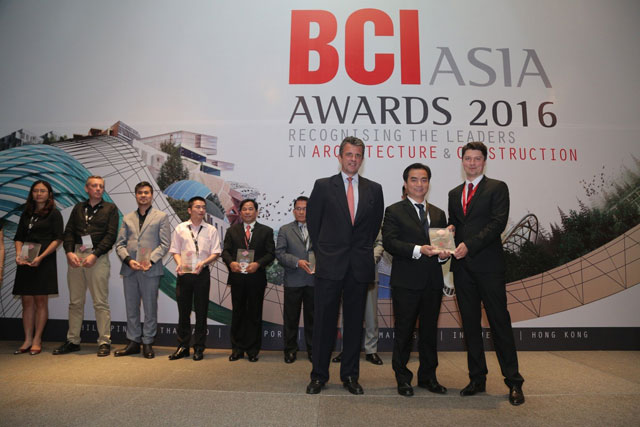 20/5/2016 – CONGRATULATE SAGEN ON RECEIVING TOPTEN BCI ASIA ARCHITECTS AWARD – VIETNAM 2016