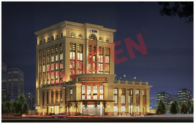 2/10/2014 – Sagen has won first prizes in The Architectural Design Contest Of Gia Lai Power Executive Office