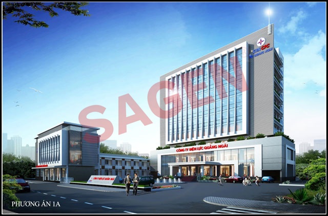 24/9/2014 – Sagen has won first prizes in The Architectural Design Contest Of Quang Ngai Power Executive Office