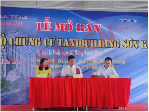 7/9/2014 - Lễ mở bán căn hộ chung Cư Sơn Kỳ 1