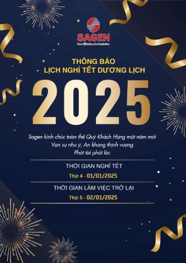 Thông báo lịch nghỉ Tết Dương lịch 2025