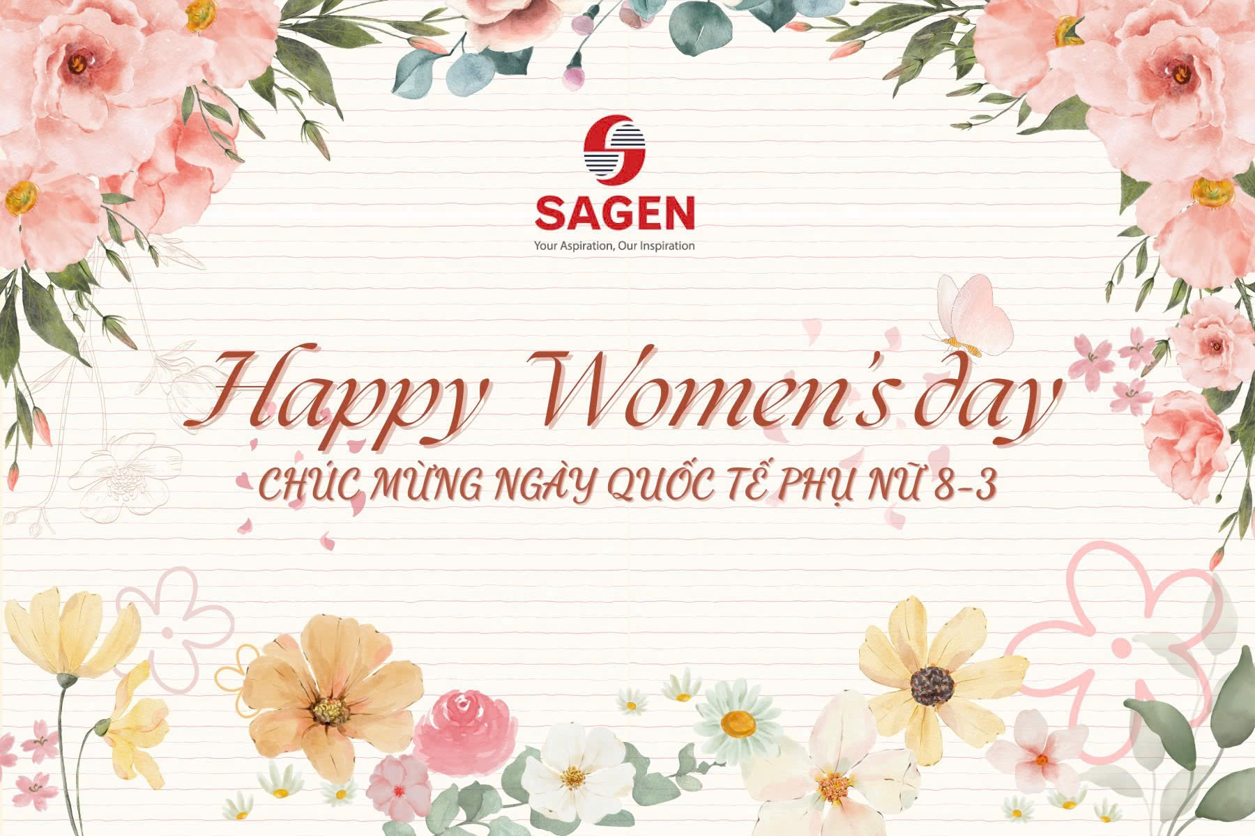SAGEN - CHÀO MỪNG NGÀY QUỐC TẾ PHỤ NỮ 08/03/2025