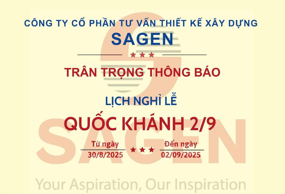 THÔNG BÁO NGHỈ LỄ QUỐC KHÁNH 02-09